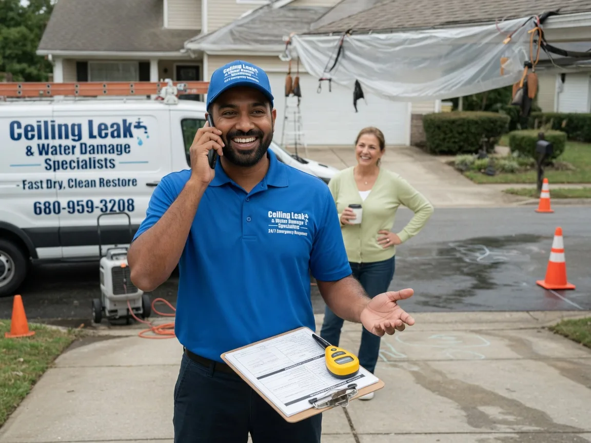 Ceiling Leak Cleanup Villa Grove, IL FAQs